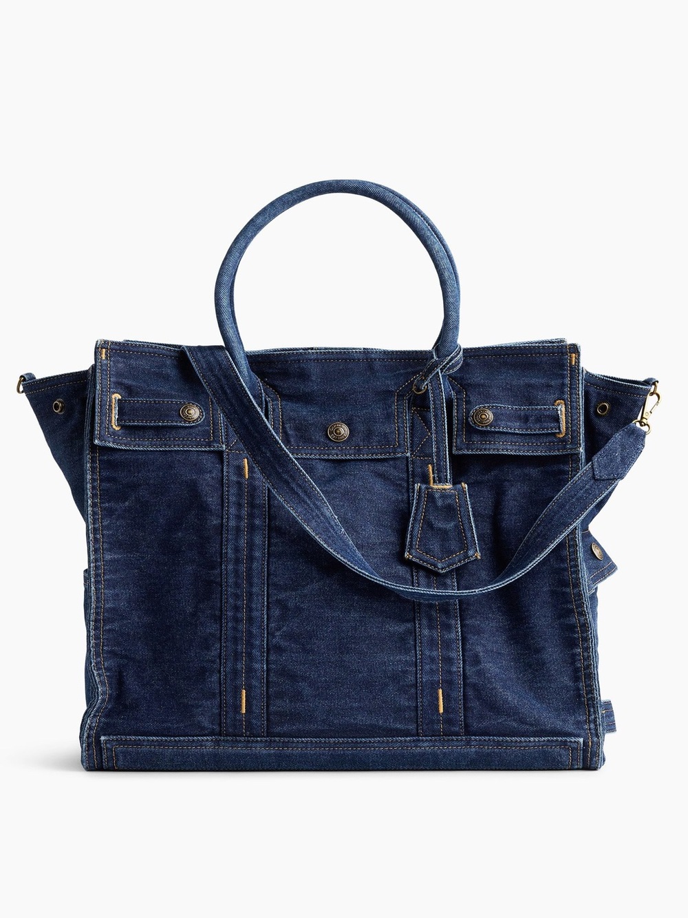Gap large denim five pocket tote- dark wash (NWT)